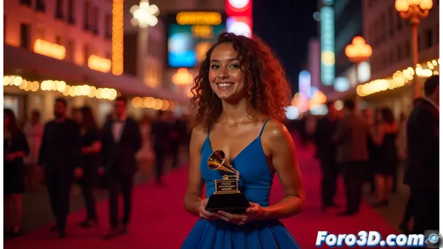 Aitana gana su primer Latin Grammy en diseño de empaque para Cuarto Azul