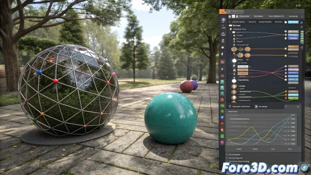 Explorar alternativas modernas a los shaders Simbiont en diferentes softwares 3D