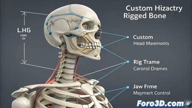 Ampliar las capacidades del Biped en 3ds Max con huesos personalizados