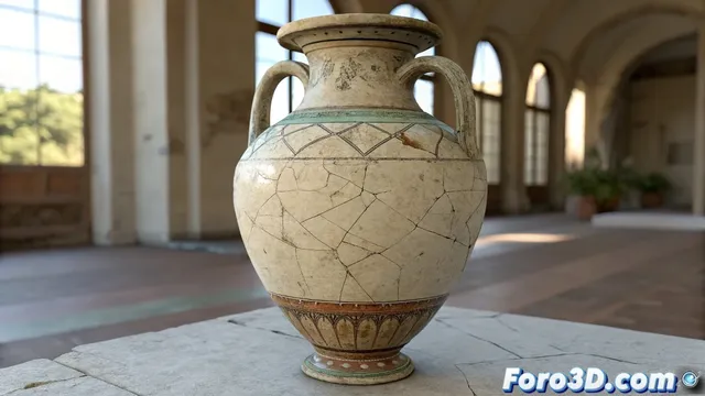 Del fondo marino al digital con la reconstrucción 3D de un ánfora romana