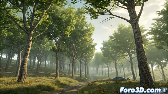Tecnicas profesionales para animacion realista de arboles y follaje