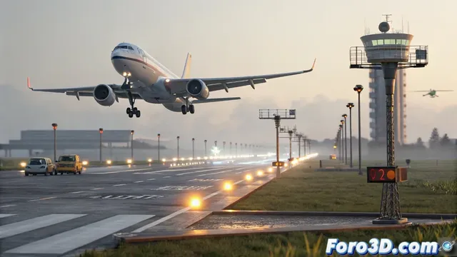 Del boom aéreo al timeline animando el despegue de un avión