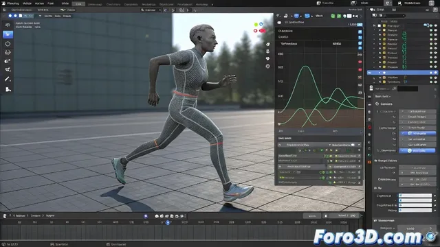 Técnicas profesionales para animación orgánica de personajes en Blender