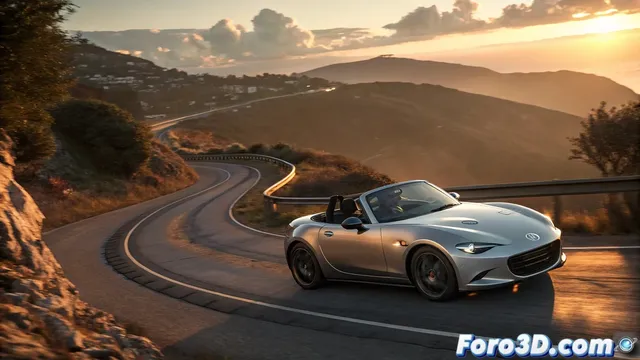 Animar un Mazda MX-5 en 3ds Max con vibraciones y movimiento realista