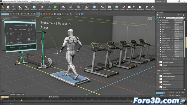 Trabajo profesional con Bipeds y máquinas en archivos separados en 3ds Max