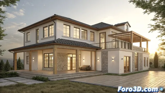 Animar el ensamblaje progresivo de una casa en 3ds Max