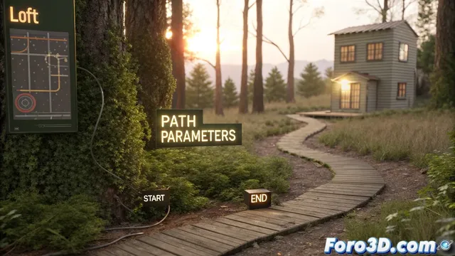 Haz que tus Loft crezcan con estilo usando Path % en 3ds Max