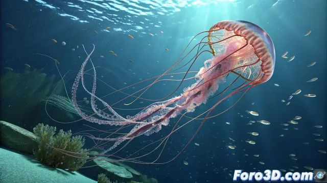 Cómo animar tentáculos de medusa en Blender con control y fluidez