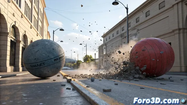 Domando el caos físico en 3ds Max