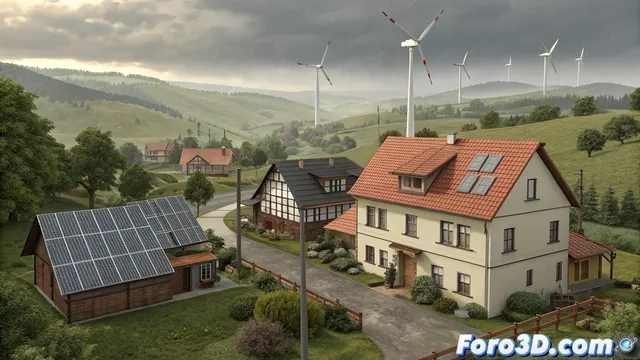 Modelado de la transición energética alemana en SketchUp