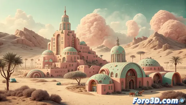 Los efectos visuales artesanales de Asteroid City por Gorilla VFX