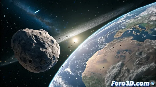 Simulando el paso del asteroide 2022 YS5 con herramientas 3D para visualización astronómica