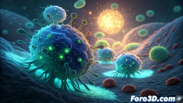 Terapia CAR-T armada avanza contra tumores sólidos y su representación en After Effects