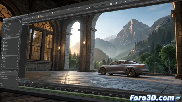 Bake transform en software 3D para Unreal Engine 5