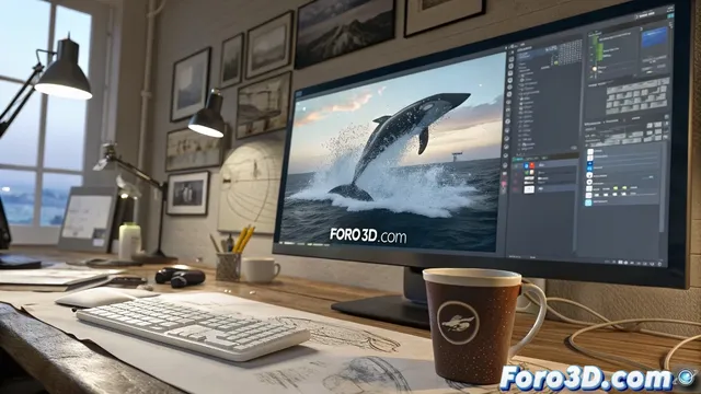 Capturando la magia de los gigantes marinos con herramientas digitales