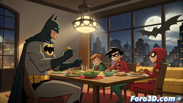 BAT-FAM - Serie animada sobre las desventuras de la familia superheroica de Gotham