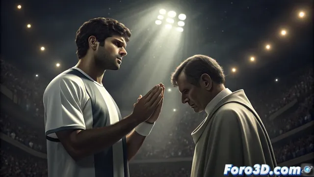 Bendición deportiva de Alcaraz: tradición y renderización 3D