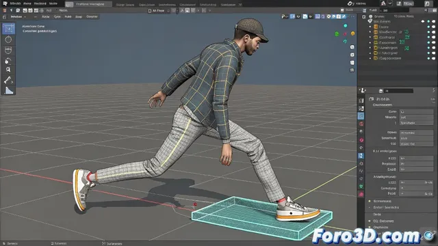 Trucos profesionales para aplicar poses desde un pie en Biped (3ds Max)