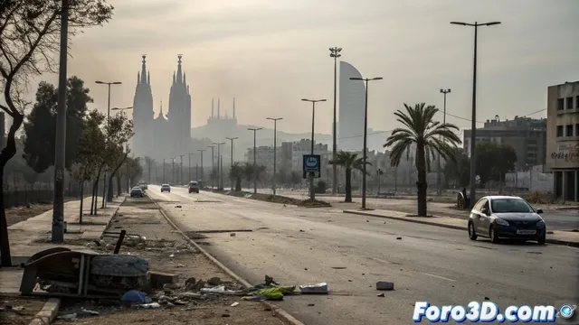 Los efectos invisibles que convirtieron Barcelona en una ciudad postapocalíptica para Bird Box Barcelona