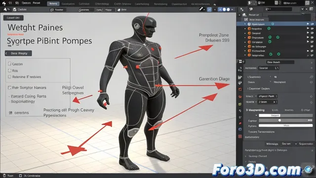 Soluciones para problemas comunes de weight painting en Blender