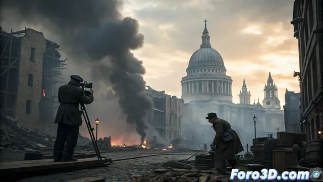Los efectos invisibles que reconstruyeron el Londres de la Segunda Guerra Mundial en Blitz