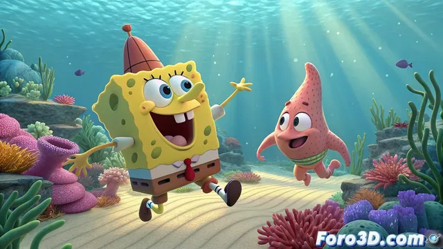 Bob Esponja: Un héroe fuera del agua en busca de los pantalones perdidos