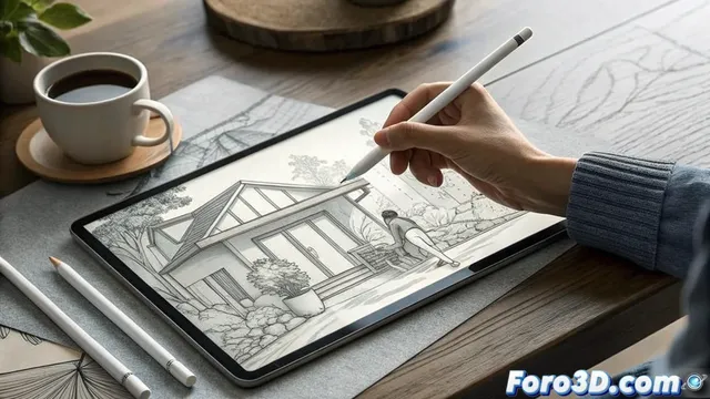 Bocetos rápidos y conceptuales: movilidad y potencia con el iPad Pro