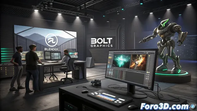 Bolt Graphics se une al Blender Development Fund como Corporate Patron