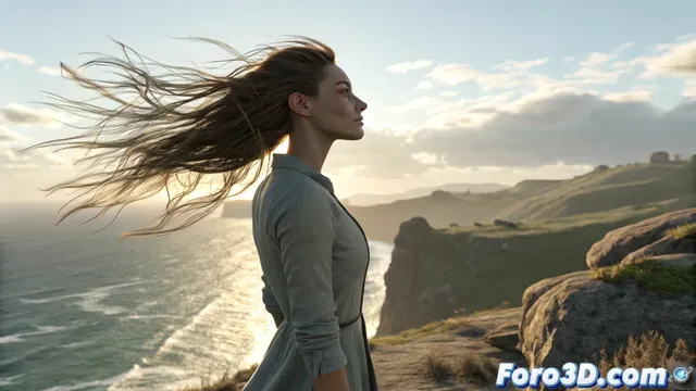 Haz que el cabello en Poser se mueva con el viento sin despeinarte