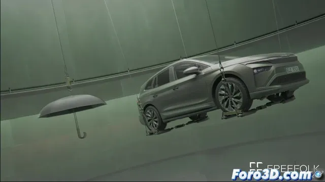 Skoda Enyaq protagoniza un anuncio con efectos visuales que desafían la gravedad