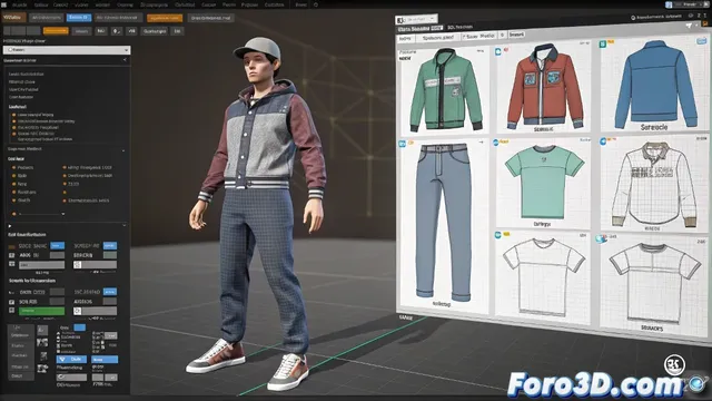 Sistema modular de ropa para personajes como crear combinaciones sin repetir animaciones