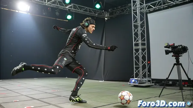 Capturar el movimiento de un balón en sesiones de motion capture