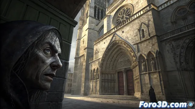 Recrear la cara borrada de la Catedral de Burgos en ZBrush