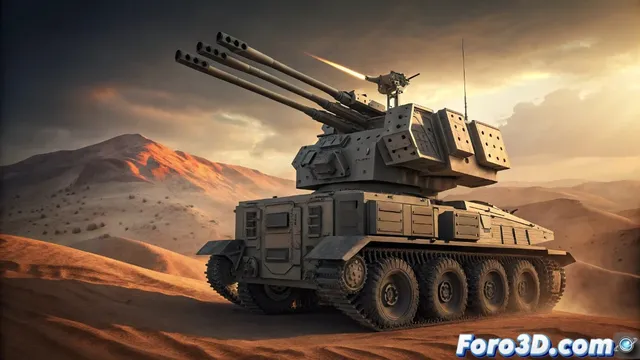 Análisis técnico del sistema Pantsir-S1 para modelado 3D