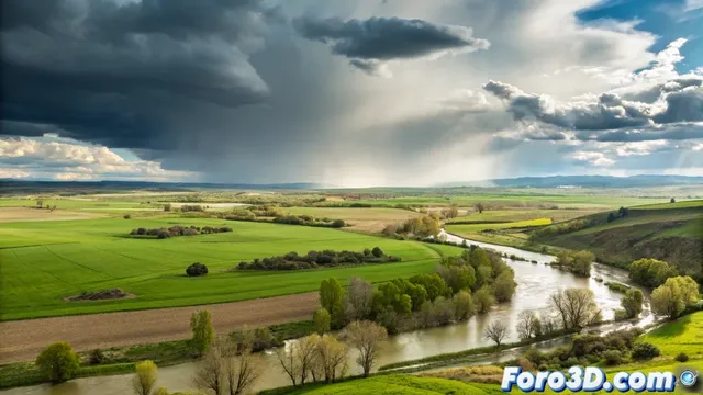 Lluvias en Castilla y León superan la media histórica en el año hidrológico 2024-2025