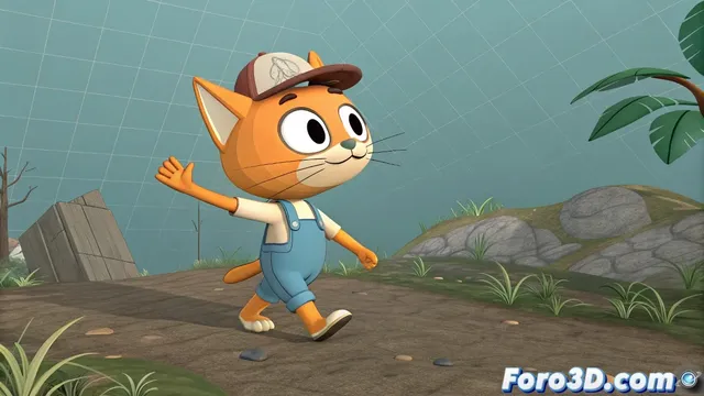 Domina las transiciones entre caminata y acciones con CAT en 3ds Max