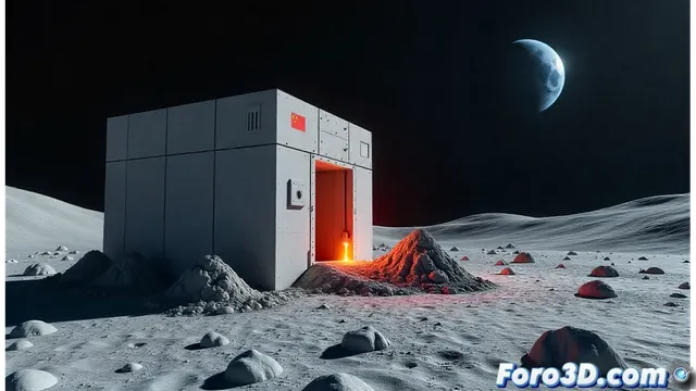 China desarrolla impresora 3D que construye con polvo lunar real