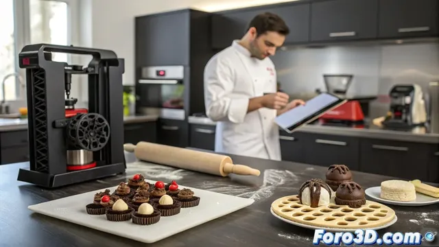 Chefs que adoptan impresión 3D para crear platos innovadores