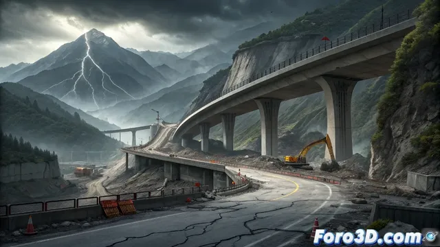 Colapso parcial de puente recién inaugurado en China por inestabilidad geológica