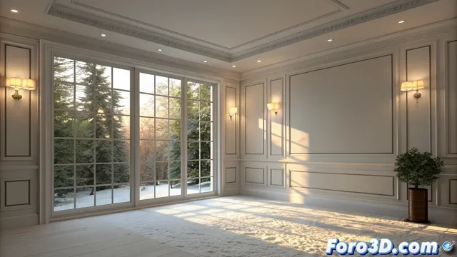 Controlar la sobreexposición en escenas interiores con V-Ray para 3ds Max