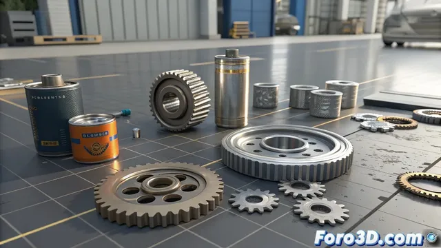 Técnicas para evitar la mezcla de partes mecánicas en movimiento en 3ds Max