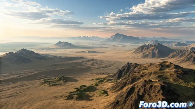 Lograr un horizonte aéreo realista en animaciones 3D