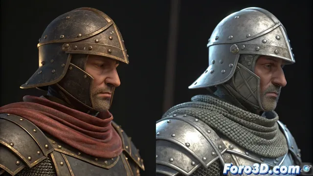 Comparativa entre ArmorPaint y Substance Painter para texturizado 3D