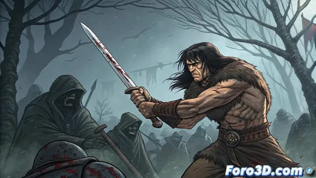 Sangre, acero y magia oscura en tierras salvajes que acechan a Conan el Bárbaro