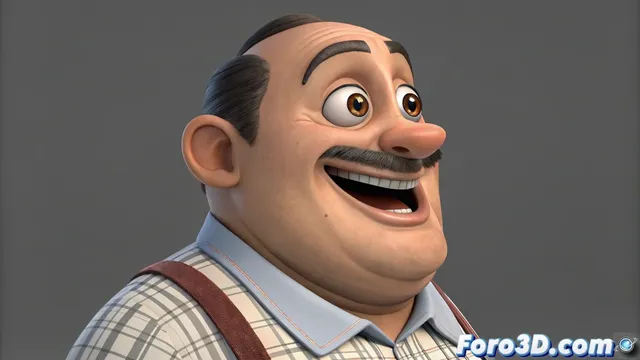 Configurar la boca de un personaje cartoon sin afectar ojos y nariz