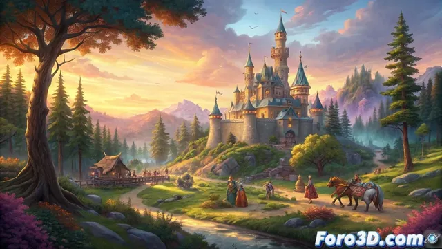 Fantasy kingdom sim: construye y gobierna tu reino de ensueño