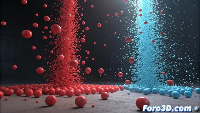 Controlar atributos per particle para gravedad selectiva en Maya