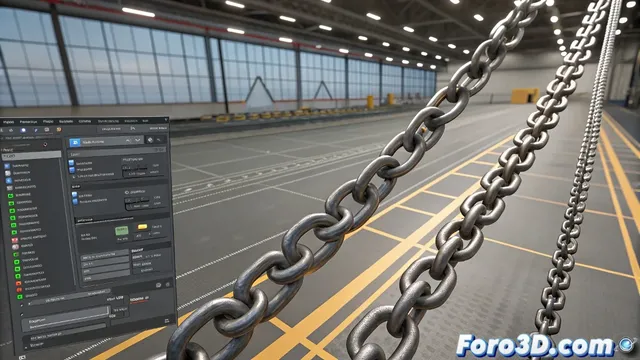 Controlar el caos de eslabones en Reactor para 3ds Max