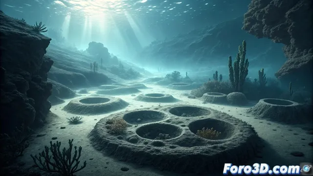 Recreando los misteriosos cráteres del lago michigan con blender