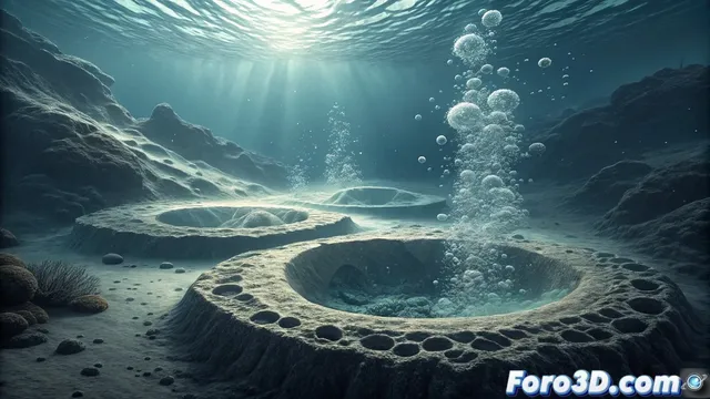 Recreando los cráteres submarinos de siberia en unreal: explosiones de metano ártico